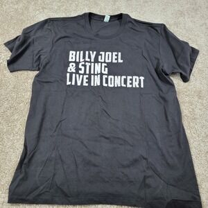 Billy Joel & Sting Mens Sz Large Concert T-Shirt Indianapolis Lucus Oil Stadium